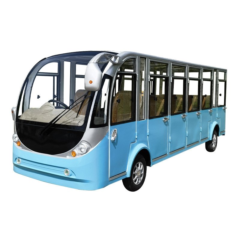 16 Seater Electric Sightseeing Car 14 Seater Electric Sightseeing Bus Made in China for Sale Long Endurance